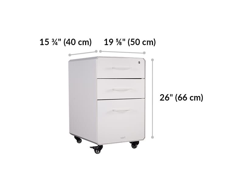 File Cabinet Standing Desk Accessories Vari