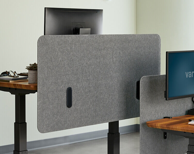 Felt Privacy + Modesty Panel 48 | Office Desk Partition | Vari®