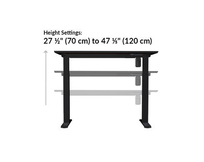 Essential Electric Standing Desk Split Top 48x24 | Height Adjustable ...