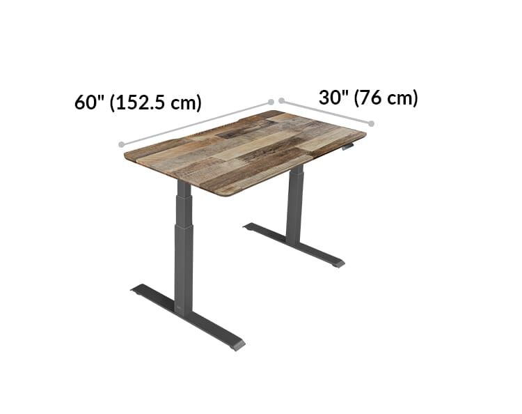 60 by 30 inch desk