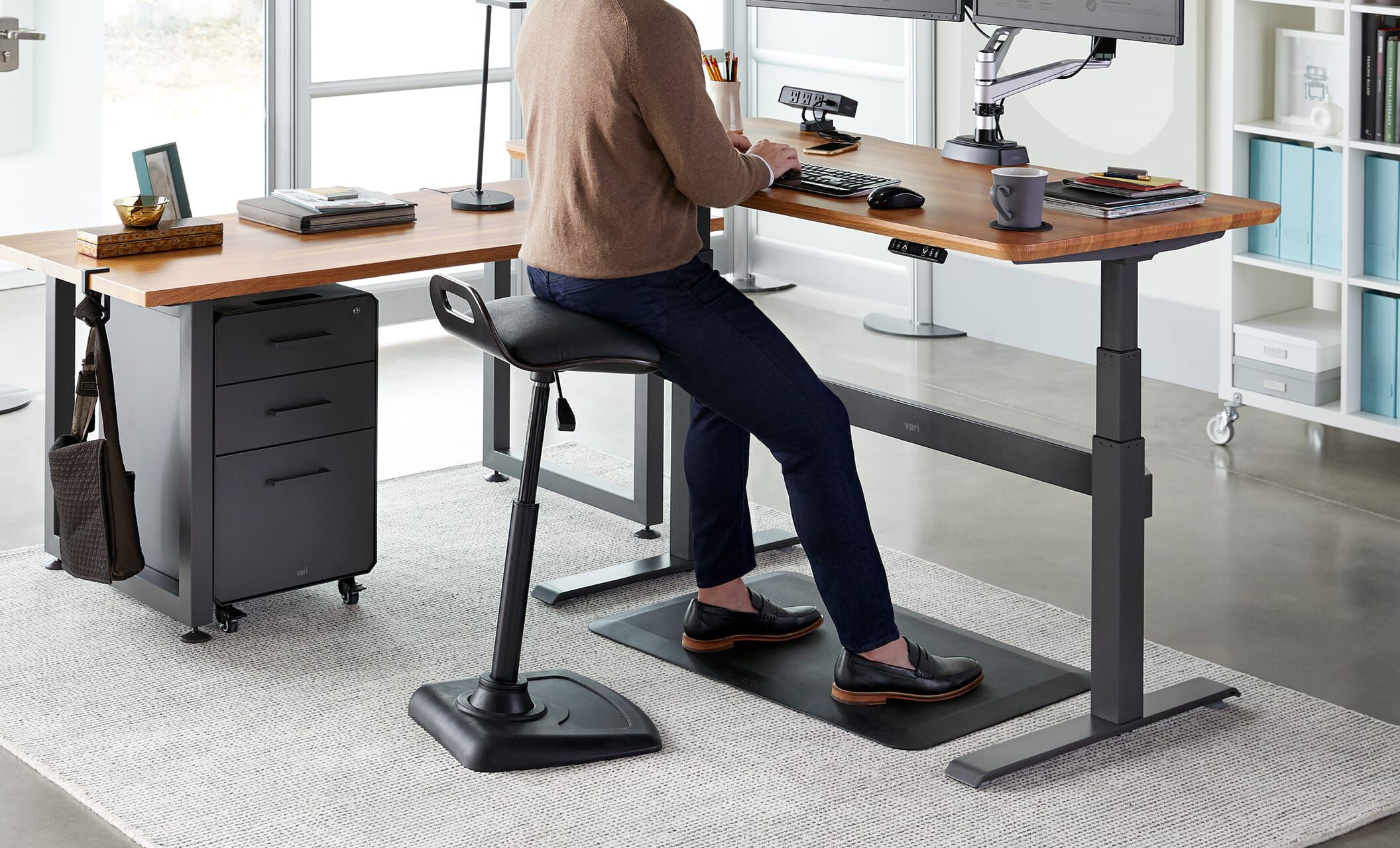 Active Seat Standing Desk Office Chair Vari