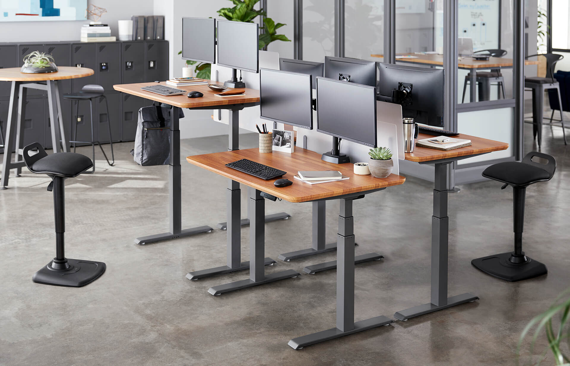 Varidesk task store chair