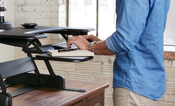 stand up desk position