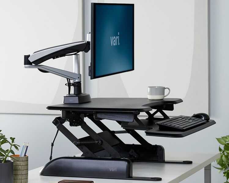 Low profile deals standing desk converter