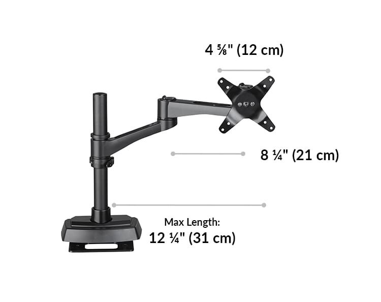 Dual-monitor Arm 180 Degree 