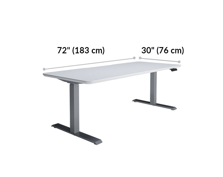 72 inch standing deals desk