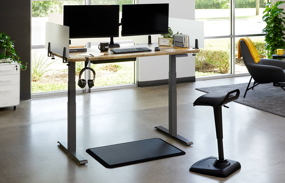 Vari Standing Mat Anti Fatigue Standing Desk Mat 36 x 24 Black - Office  Depot