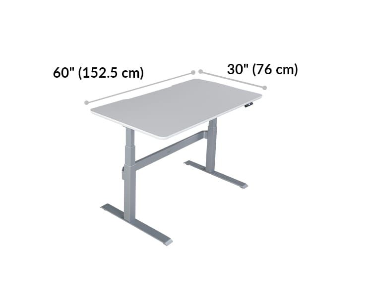 60 inch white deals desk