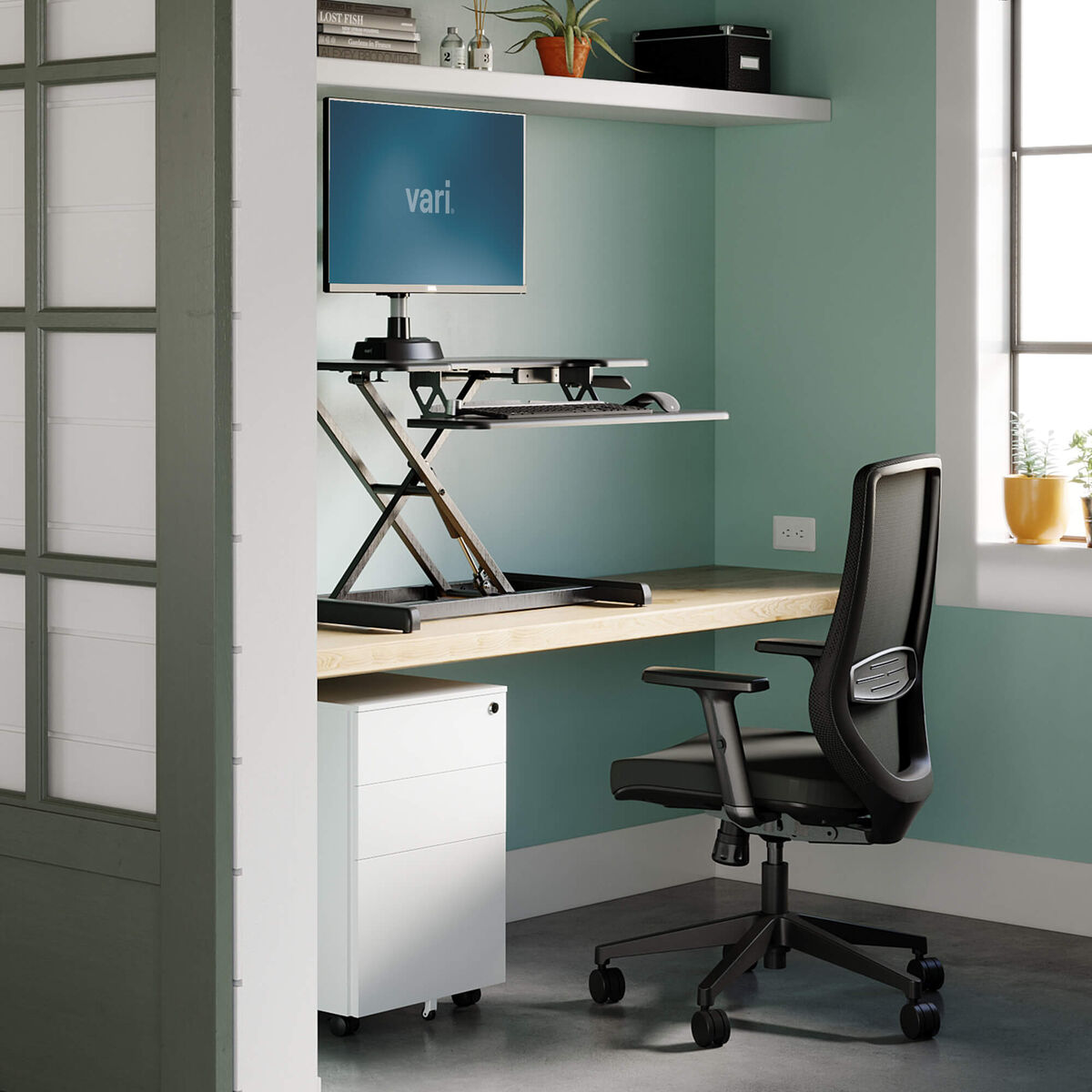 VariDesk® Essential Vertical Lift 30 | Adjustable Height Desk ...