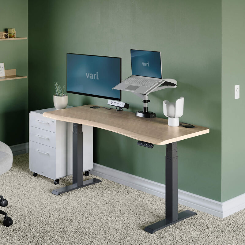 55 Electric Standing Desk Computer Desk Adjustable Home Office