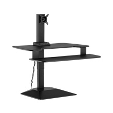 varidesk premier electric single monitor black