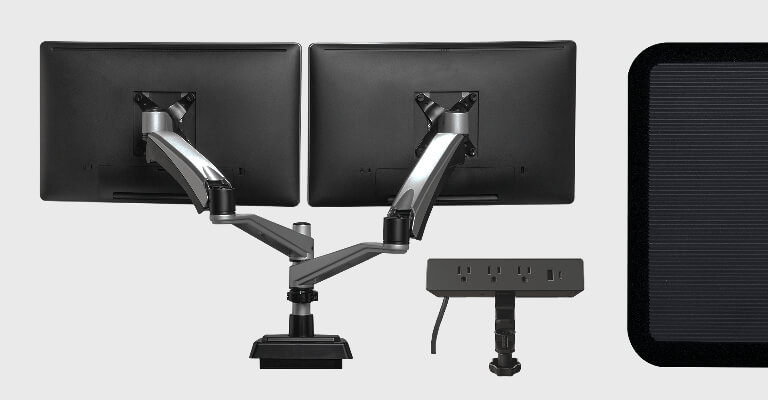 The Monitor Stand Drawer Hide Small Workplace Accessories