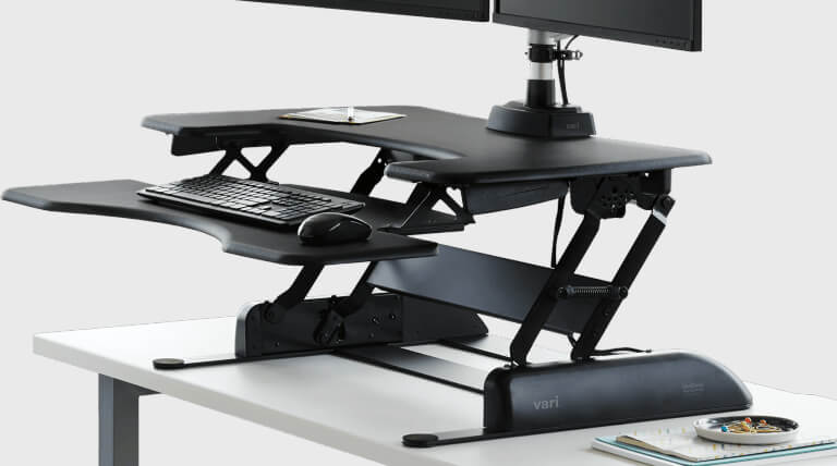 VEVOR VEVOR Standing Desk Converter, Two-Tier Stand up Desk Riser