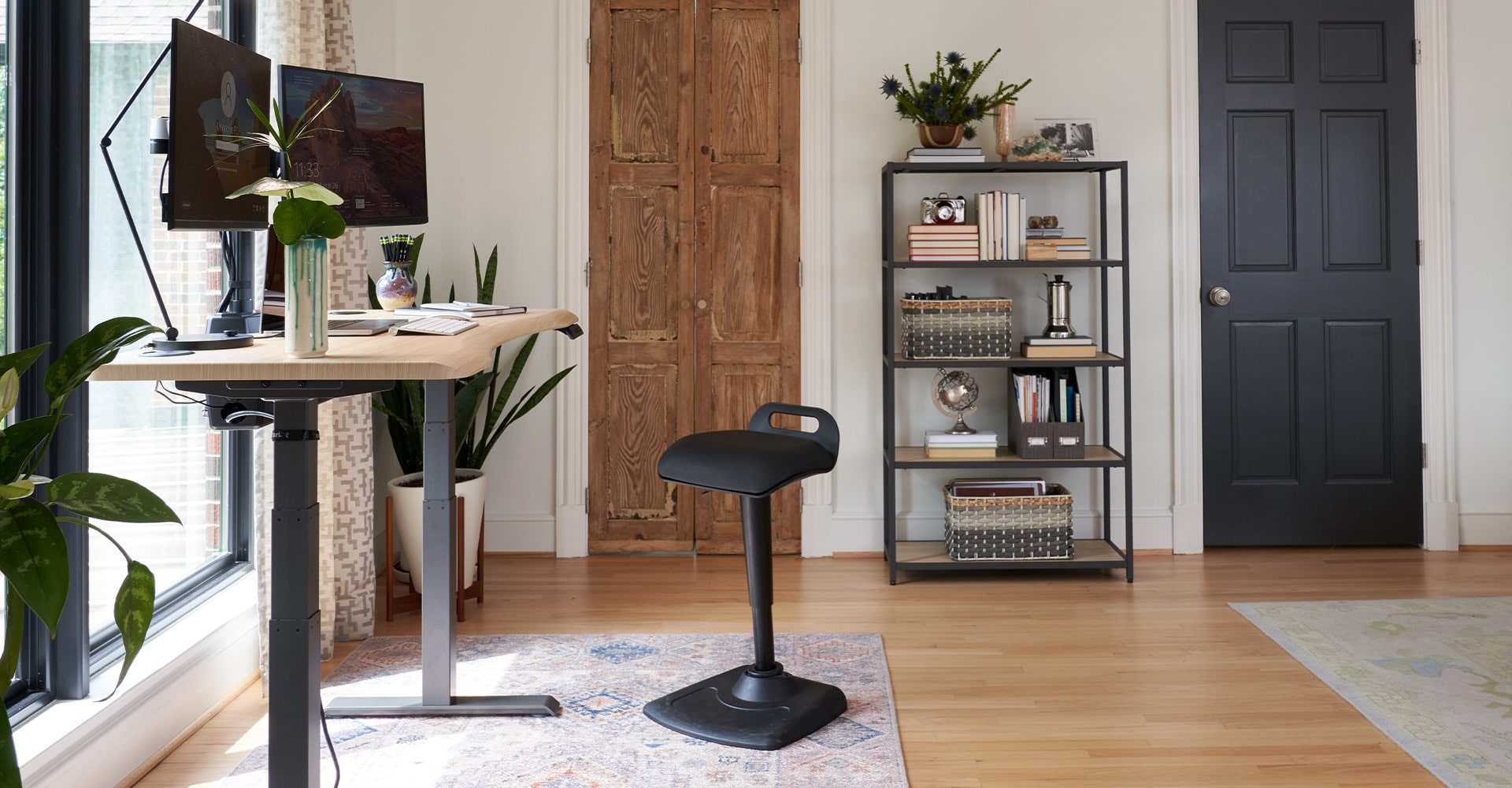 seating solutions for fixed height and adjustable height standing desks